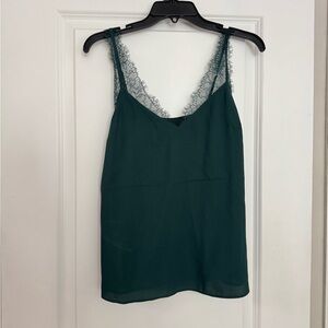 Express Satin Lace Strap V-Neck Downtown Cami